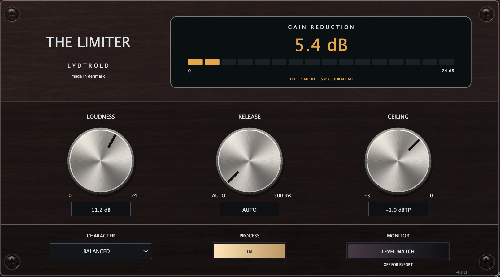 The Limiter plugin interface