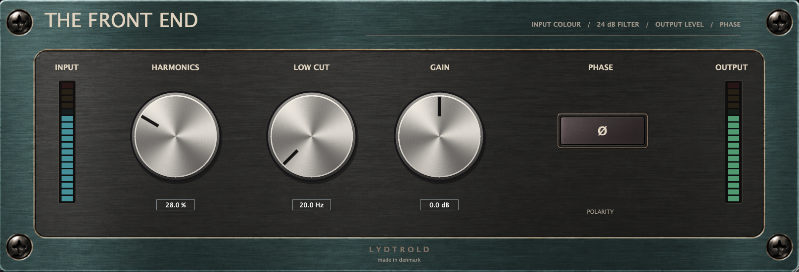 The Front End plugin interface