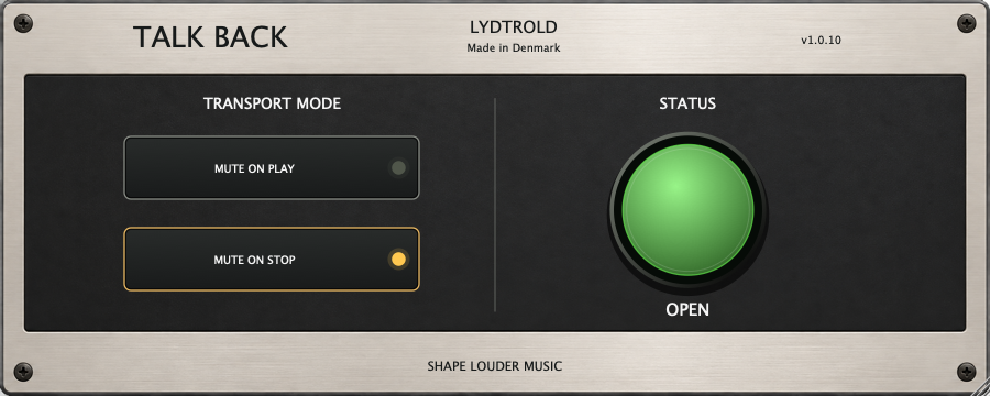 TalkBack plugin interface
