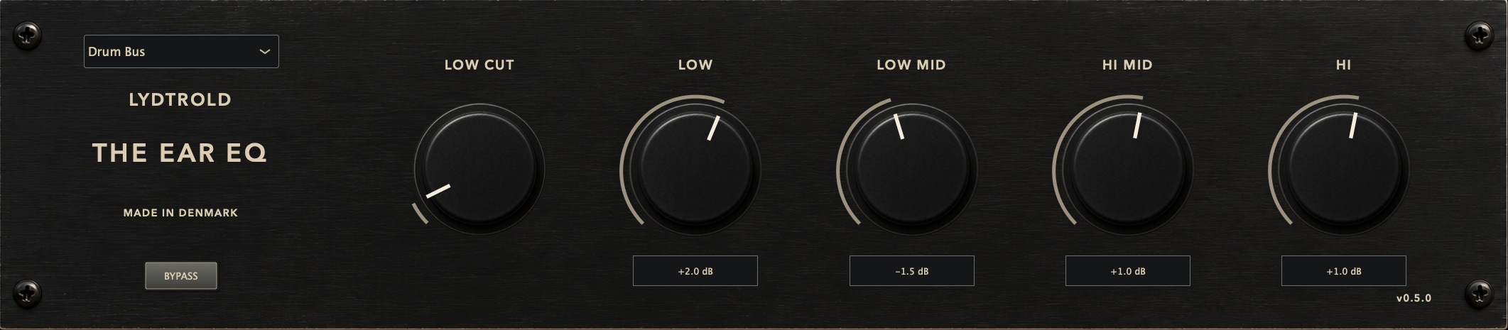 The Ear EQ plugin interface