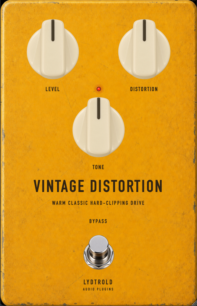 Vintage Distortion plugin interface