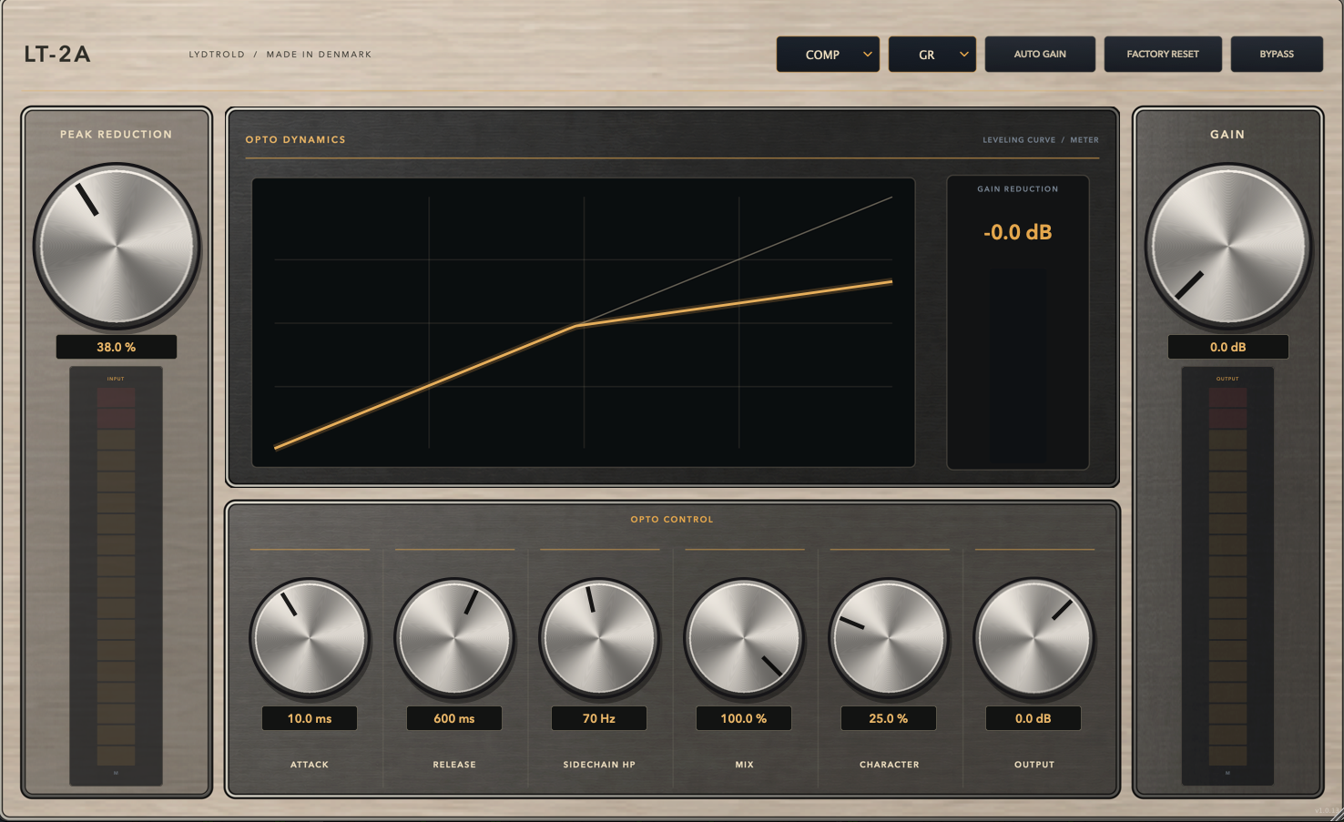 LT-2A v1.0.13 · Opto Dynamics plugin interface