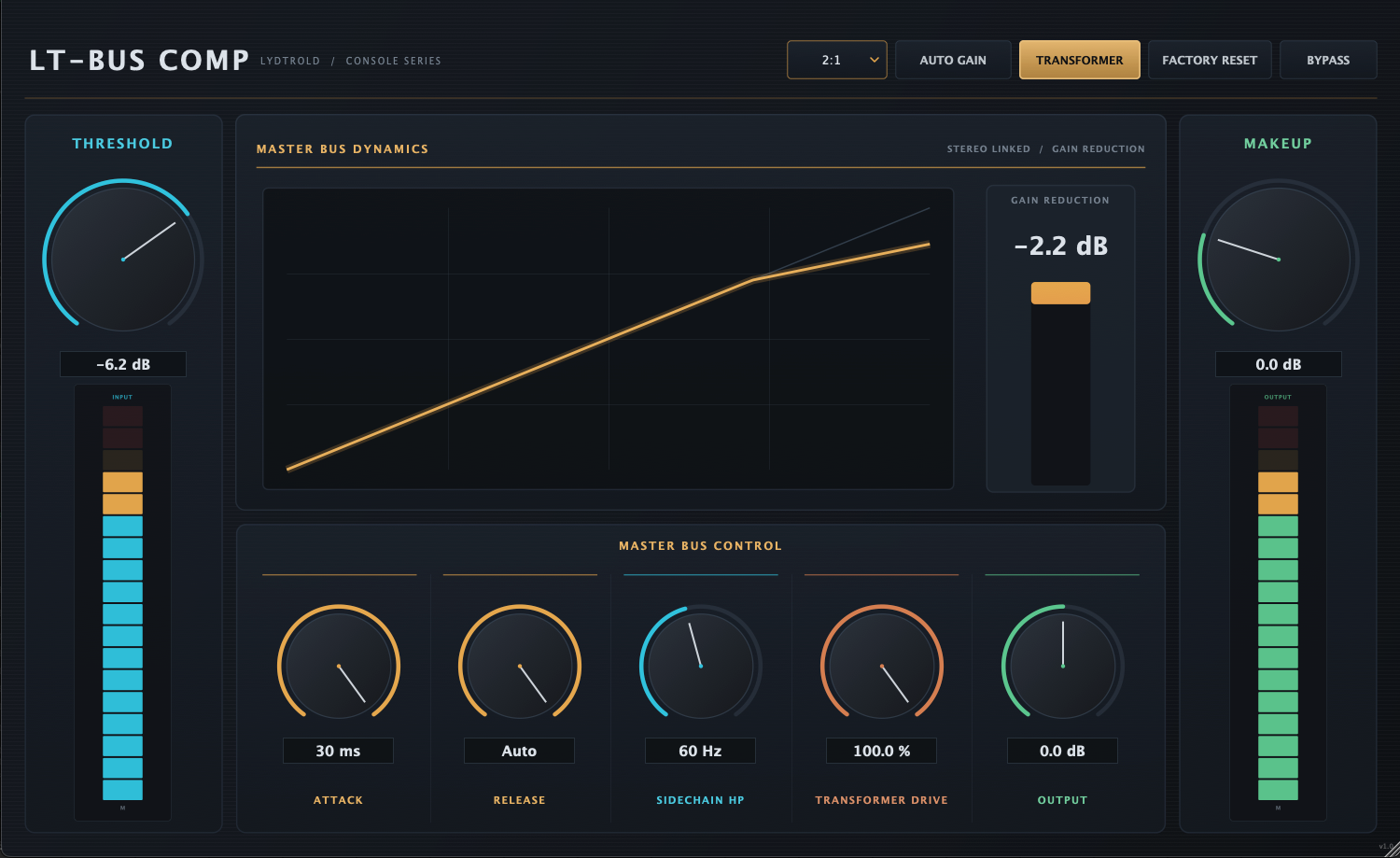 LT-Bus Comp · Master Bus Dynamics plugin interface